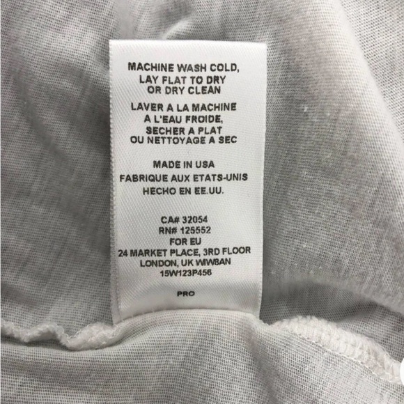 Anthropologie Dolan Left Coast Gray Tie Front T-Shirt Dress, Casual Minimalist M - Picture 8 of 8